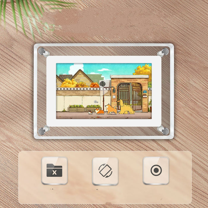 GlimView | Digitale Fotolijst | Heldere Acryl Display | Levendige Herinneringen