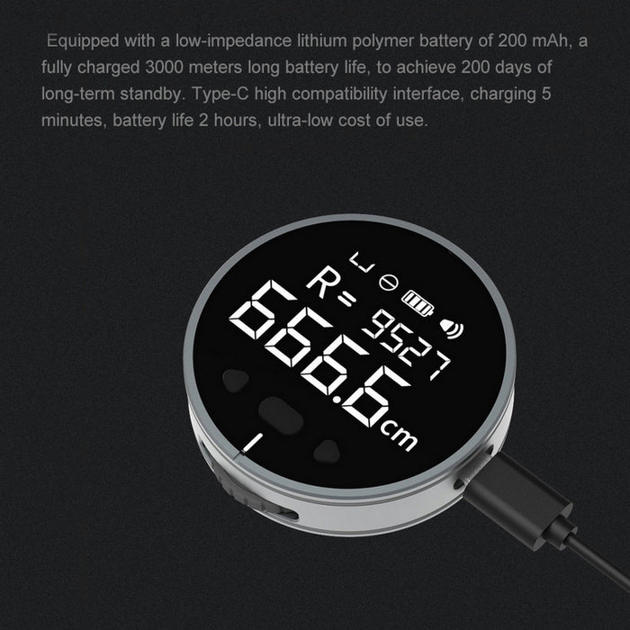 MeasuraTeck | Elektronische Meetliniaal | Hoge Precisie LCD-display | Draagbaar en Lichtgewicht