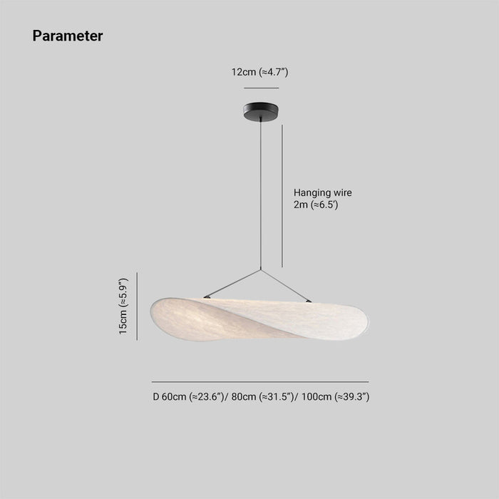 LUMINA | LED Hanglamp | Modern Metaal en Kunstzijde in Wit