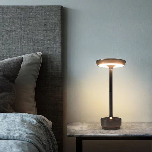 LuminaLux | Draadloze Designlamp | USB Oplaadbaar | Touch-bediening | Tafellamp | Sfeerverlichting