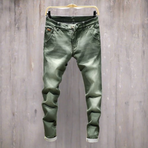 Sören - Klassieke, gewassen denim jeans voor heren, stijlvol en comfortabel