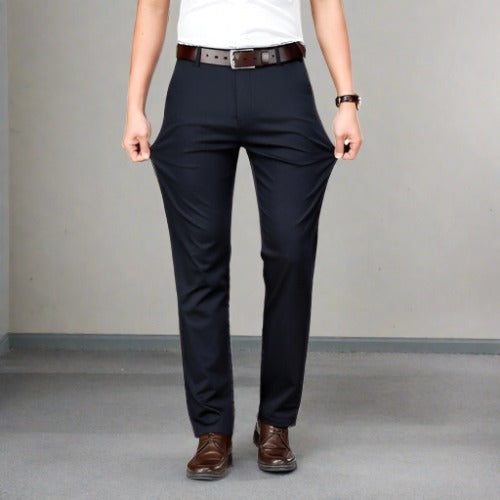 Robin - Klassieke stretchbroek voor heren met een perfecte pasvorm | Chique en verfijnde pantalon