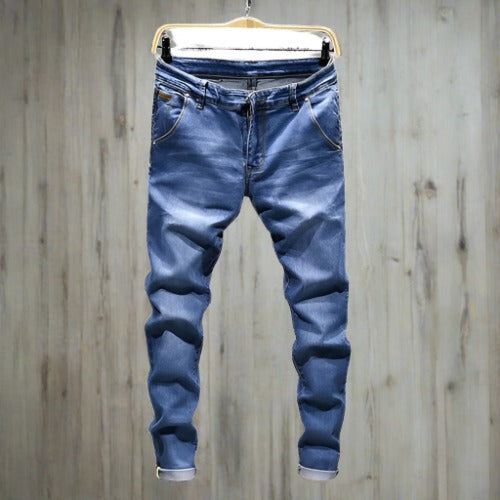Sören - Klassieke, gewassen denim jeans voor heren, stijlvol en comfortabel