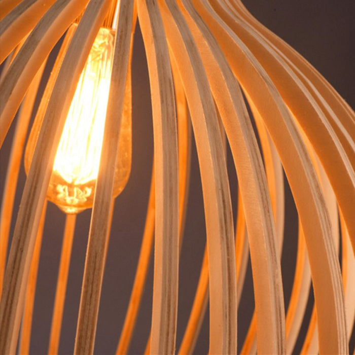 NATURALUXE | Handgemaakte Houten Designlamp | Verfijnde Natuurlijke Elegantie