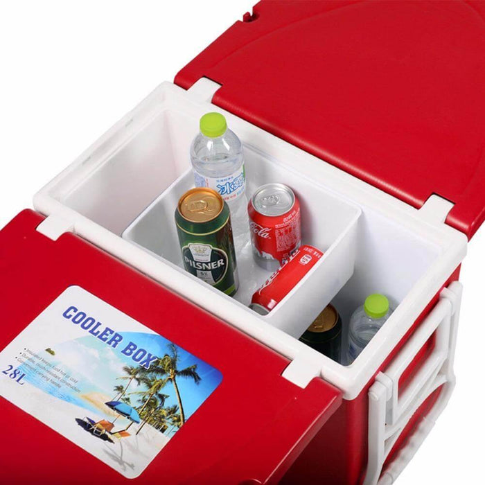 PicnicPro | Multi Function Foldable Rolling Cooler Box Picnic Camping Outdoor Furniture Set | De perfecte picknickset