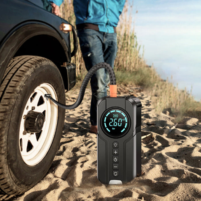 CarKit Expert - Multifunctionele jumpstarter en luchtcompressor voor noodgevallen