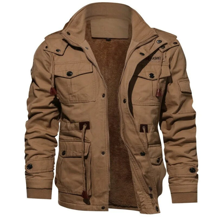 WILLEM | Stijlvol Jasje Trendy Winterjas in Donkerblauw