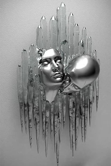 CANVASTAAL | Stijlvolle Wanddecoratie | Unieke Metallic Posters | Kunstwerk Muur Canvas