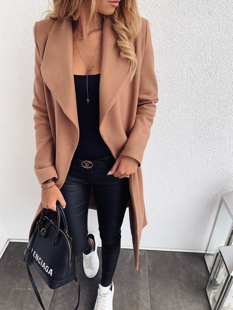 RUBY | Stijlvolle Wolblend Winterjas Dames | Jas voor Vrouwen, Warme Winterjas, Luxe Outerwear