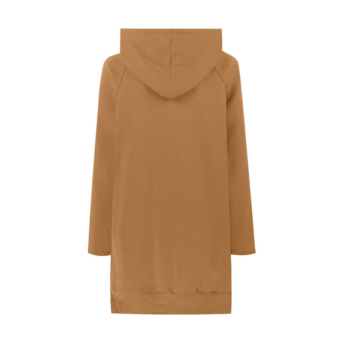 SOFTSTYLE | Ruimvallende Dames Trui met Lange Mouwen | Effen Kleur Trekkoord Top