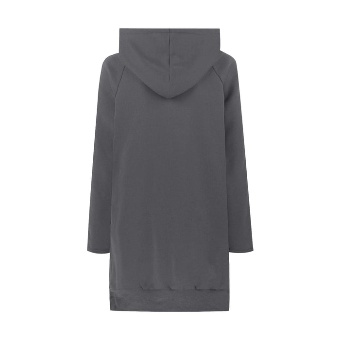 SOFTSTYLE | Ruimvallende Dames Trui met Lange Mouwen | Effen Kleur Trekkoord Top