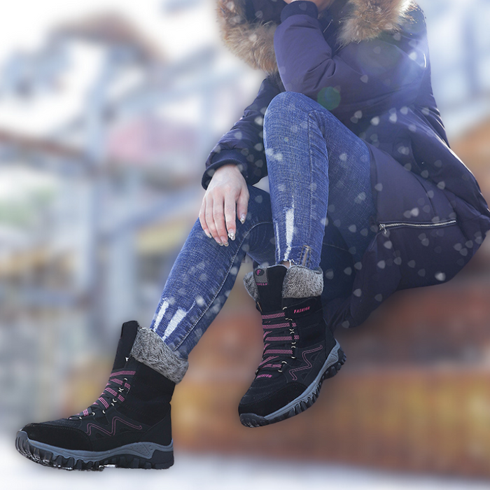 LOTTIE | Stijlvolle Dames Winterlaarzen | Waterdichte Sneeuwlaarzen Warme
