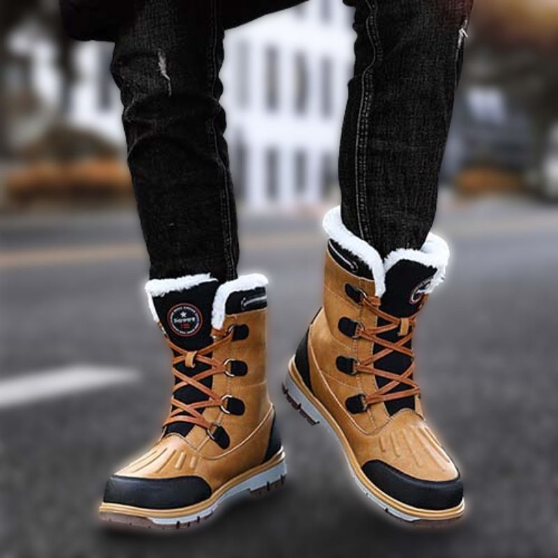 Warme comfortabele snowboots voor heren, modieuze Warme comfortabele snowboots voor heren, modieuze