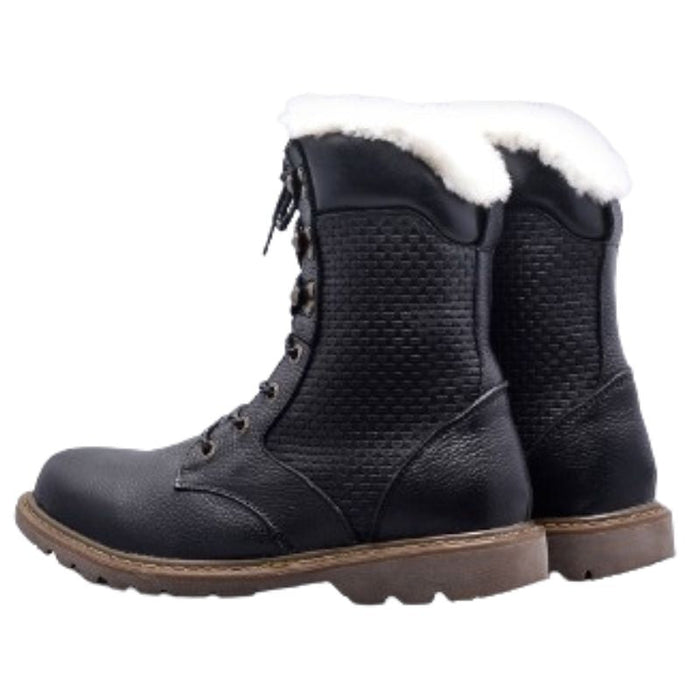 LEX | Natuurlijke Wollen Winterlaarzen Handgemaakte Warmste Winterschoenen Echt