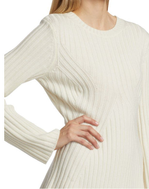 EVA | Vrouwen Gebreide Jurk met 3D Effect - Stijlvolle en Comfortabele Winterkleding
