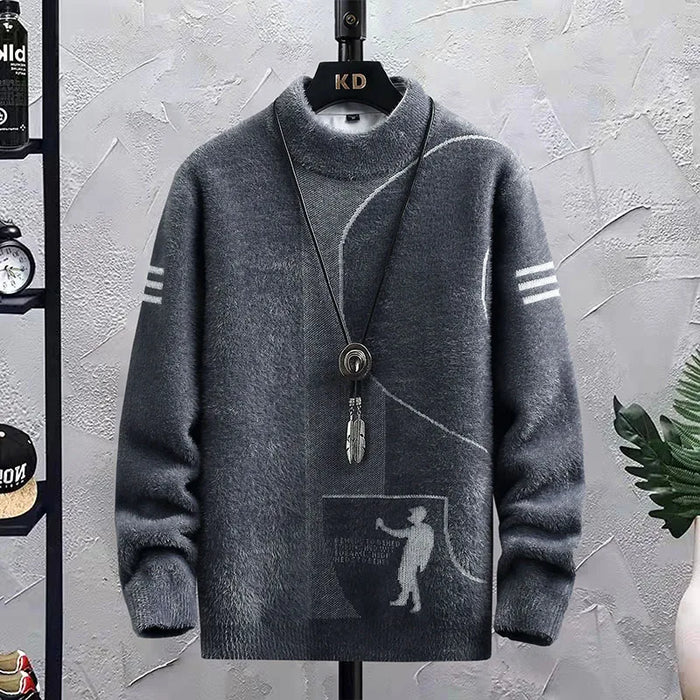COZYKNIT | Warme Luxe Herentrui | Hoogwaardig Gebreid Wol | Comfort en Stijl in één