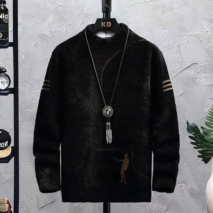 COZYKNIT | Warme Luxe Herentrui | Hoogwaardig Gebreid Wol | Comfort en Stijl in één