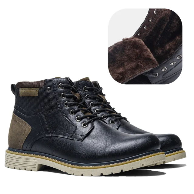 EVERETT | Comfortabele Winterlaarzen voor Mannen | Warm en Antislip