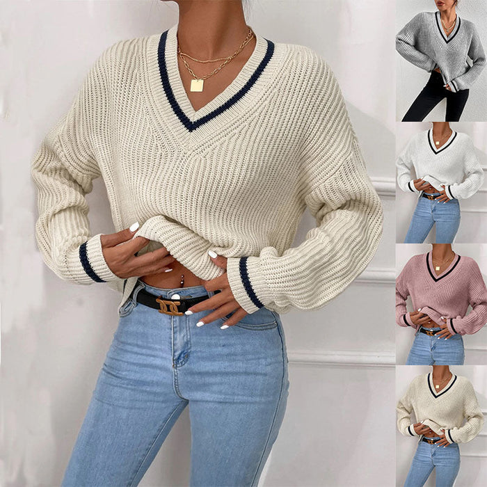 COSMIC STYLE | Winterproof Dames Trui met Kabelgebreid Motief | Trendy Losse Pullover