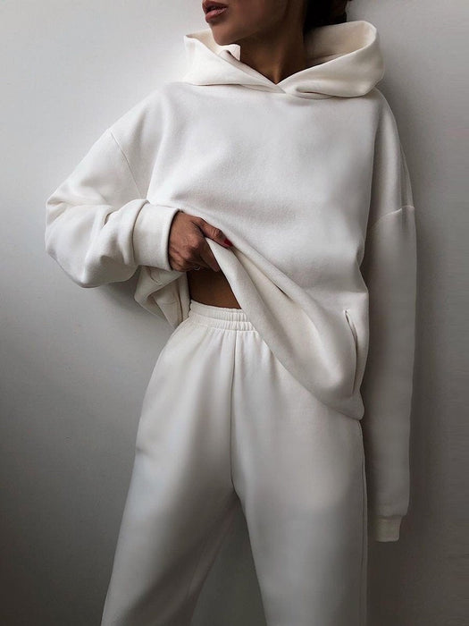 AVA | Comfortabele Casual Hooded Sweater Tweedelige Set