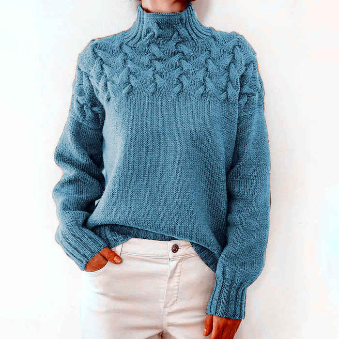 ELEGANTE DAMESMODE | Winterproof Damesjas met Modieuze Kabelgeweven Details | Trendy Katoenen Jas