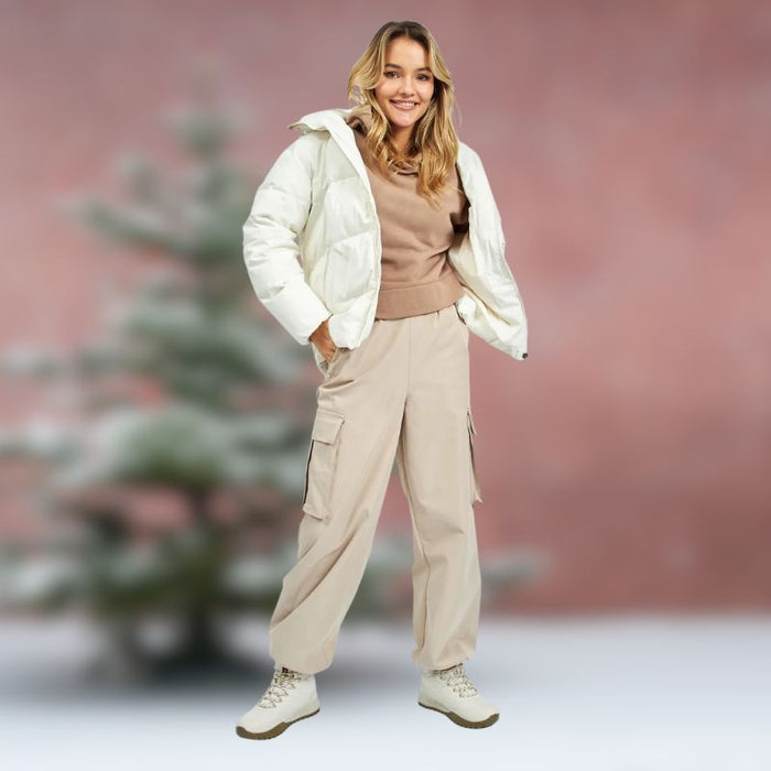 LILLIAN | Stijlvolle Winter Enkellaarsjes | Vrouwen pluche Sneakers voor Warmte en Comfort