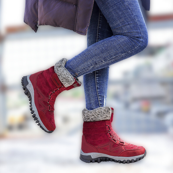 LOTTIE | Stijlvolle Dames Winterlaarzen | Waterdichte Sneeuwlaarzen Warme