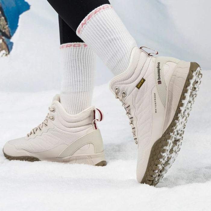 LILLIAN | Stijlvolle Winter Enkellaarsjes | Vrouwen pluche Sneakers voor Warmte en Comfort