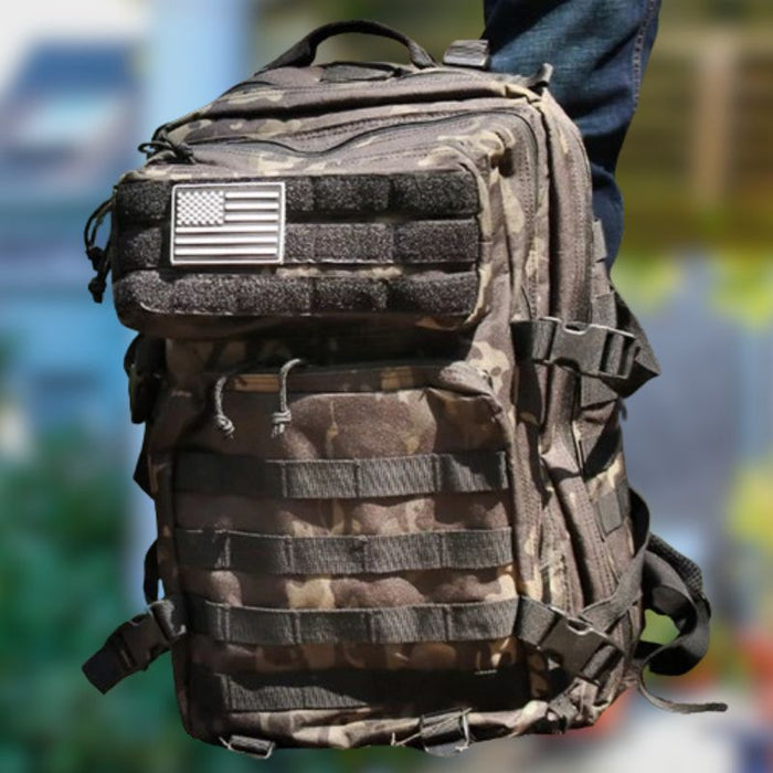JAN | Geavanceerde Buitenshuis Tactische Rugzak Zwart | Militaire rugzak