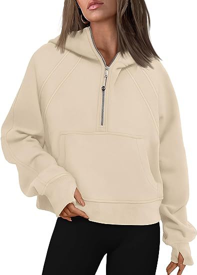 COSY ZIP | Warme Hoodies met Rits en Zak - Comfortabele Sportieve Dames Truien voor Winter en Herfst Outfits