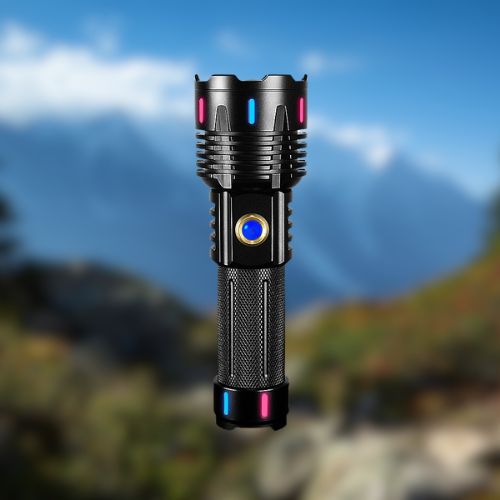 MEES | Ultra Heldere LED Zaklamp 1000000LM | Oplaadbare Krachtige 800W LED Zaklamp