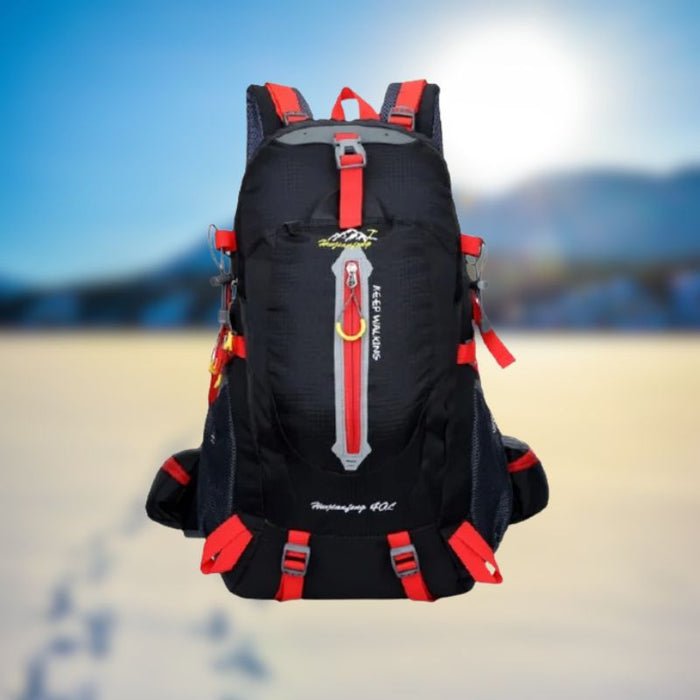 SummitGuard | Waterdichte Klimrugzak 40L | Buitenreis Rugzak Camping Wandelen