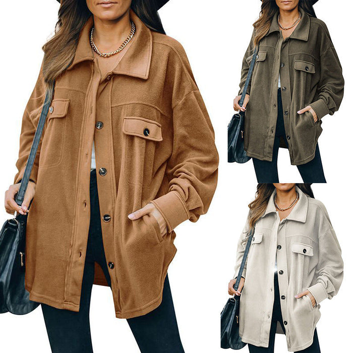 ARCTICCOZY | Polar Fleece Knopen Cardigan Jas voor Dames
