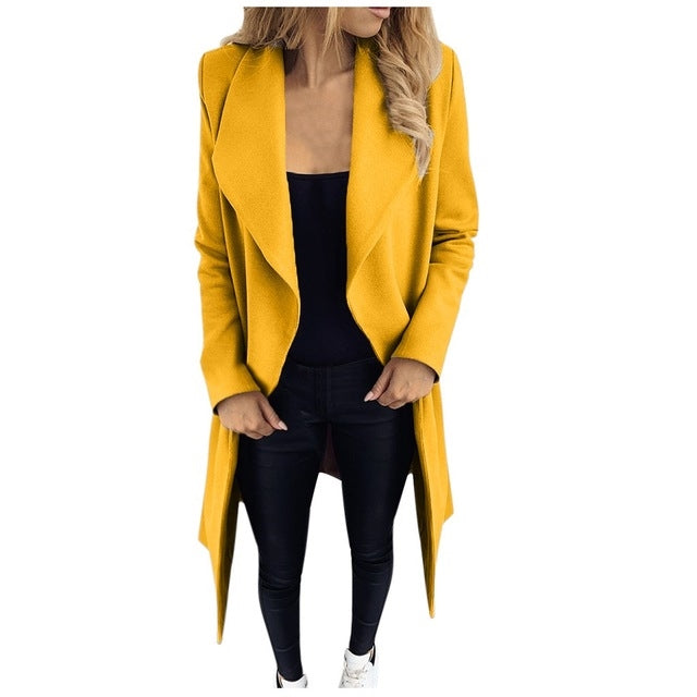 RUBY | Stijlvolle Wolblend Winterjas Dames | Jas voor Vrouwen, Warme Winterjas, Luxe Outerwear