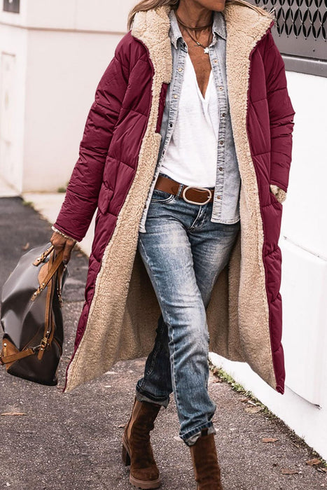 VELVETWARM | Zachte fluwelen winterjas | Dames gevoerde jas met capuchon