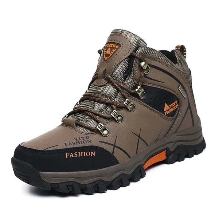 HIRAM | Winter Waterdichte Lederen Laarzen | Super Warme Herenlaarzen voor Outdoor Wandelen