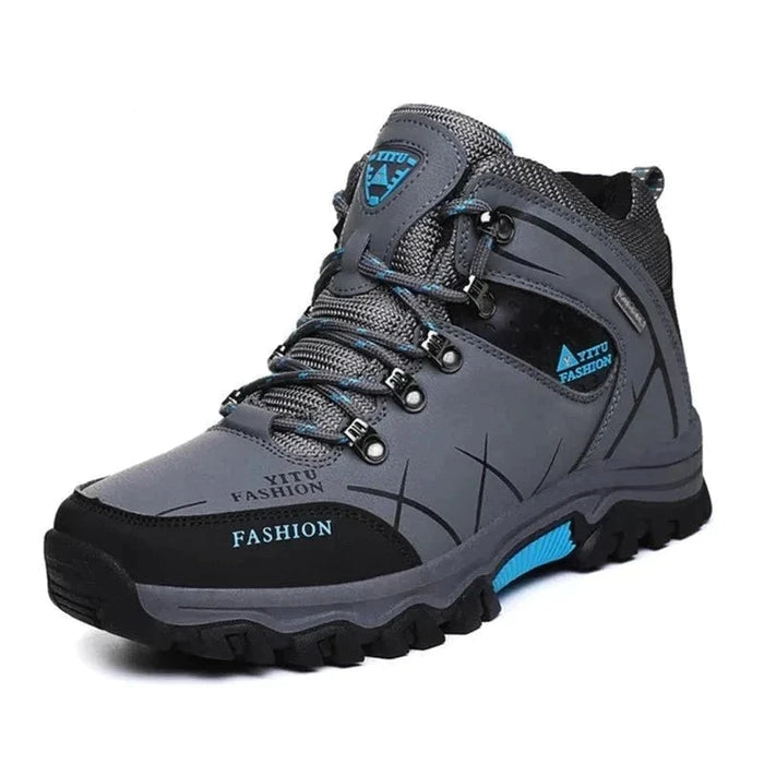 HIRAM | Winter Waterdichte Lederen Laarzen | Super Warme Herenlaarzen voor Outdoor Wandelen