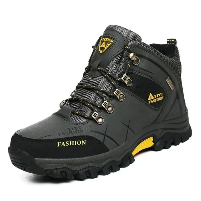 HIRAM | Winter Waterdichte Lederen Laarzen | Super Warme Herenlaarzen voor Outdoor Wandelen