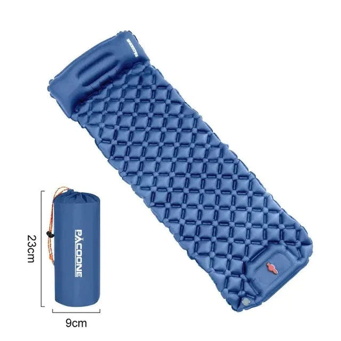 VENTURELOFT | Ultralicht kampeerluchtmatras met ingebouwde opblaaspomp | Comfort ontmoet gemak!