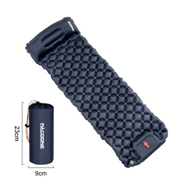 VENTURELOFT | Ultralicht kampeerluchtmatras met ingebouwde opblaaspomp | Comfort ontmoet gemak!