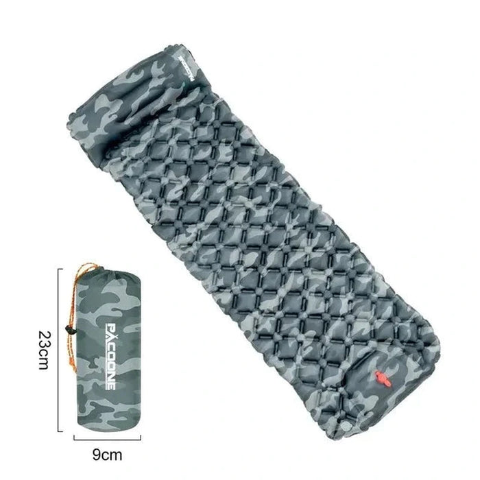 VENTURELOFT | Ultralicht kampeerluchtmatras met ingebouwde opblaaspomp | Comfort ontmoet gemak!