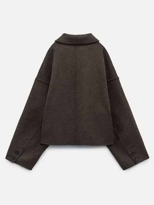 AURORA | Stijlvolle Trend: Cropped Coat voor Dames in de Herfst en Winter