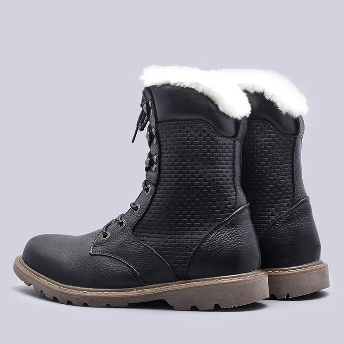 LEX | Natuurlijke Wollen Winterlaarzen Handgemaakte Warmste Winterschoenen Echt