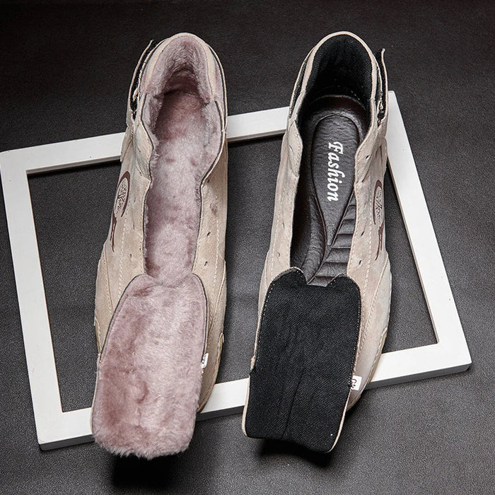 WILBUR | Casual Lederen Luxe Heren Hoge Sneakers | Stijlvolle Motorfiets Enkellaarzen