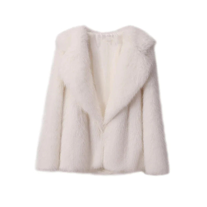 OPHELIA | Luxe Merk Winterjas Dames | Gradiënt Dierenkleur Nepbont | Losse Oversized Lange Pluizige Overjas Bovenkleding