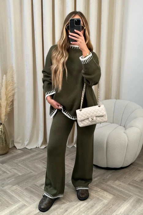 ELEGANTE DAMESLOOK | Comfortabele Tweedelige Set | Trendy Loungewear