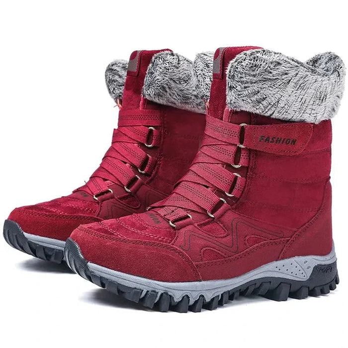 LOTTIE | Stijlvolle Dames Winterlaarzen | Waterdichte Sneeuwlaarzen Warme