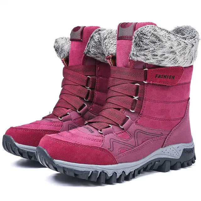 LOTTIE | Stijlvolle Dames Winterlaarzen | Waterdichte Sneeuwlaarzen Warme
