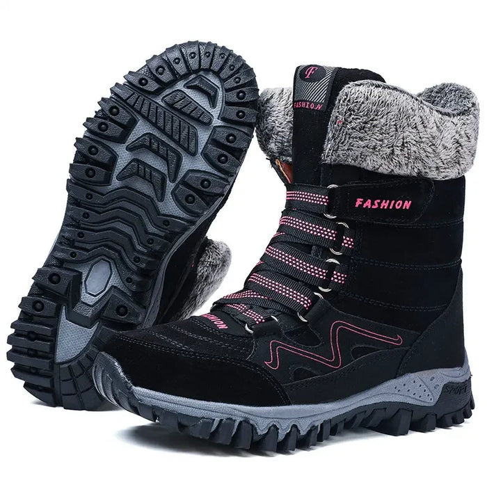 LOTTIE | Stijlvolle Dames Winterlaarzen | Waterdichte Sneeuwlaarzen Warme