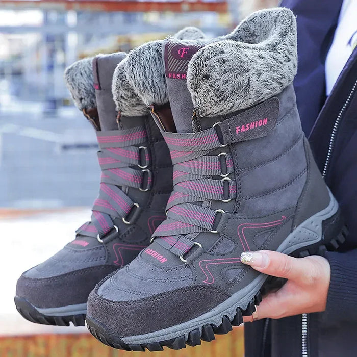 LOTTIE | Stijlvolle Dames Winterlaarzen | Waterdichte Sneeuwlaarzen Warme
